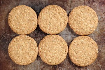 Oat biscuit cookies