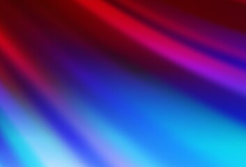 Light Blue, Red vector abstract blurred layout.
