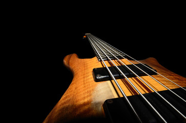 Obraz na płótnie Canvas bass guitar strings