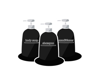 シャンプーとコンディショナーとボディーソープ