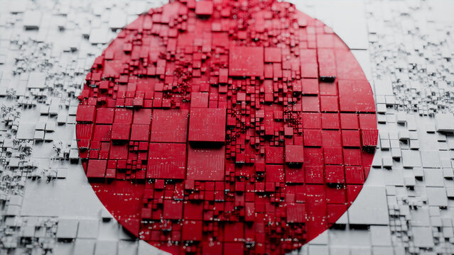 Japan Flag Background