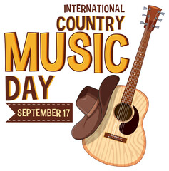 International Country Music Day Banner