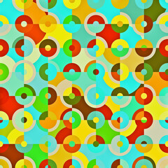 Abstract Geometrical background pattern for crafting and scrapbooking