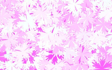 Light Pink, Green vector natural artwork with trees, branches.