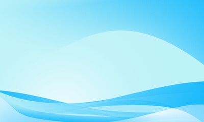 Soft light blue background with curve pattern graphics for illustration