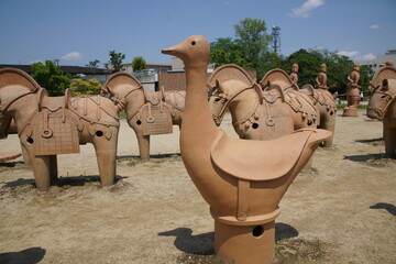 今城塚古墳公園の埴輪