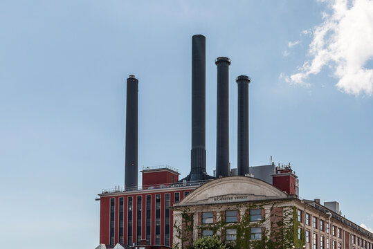 H. C. &Oslash;rsted Power plant fired with natural gas in Copenhagen, July 2, 2022
