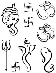 Ganesha The Lord Of Wisdom, Aum Trident Various Design Collection