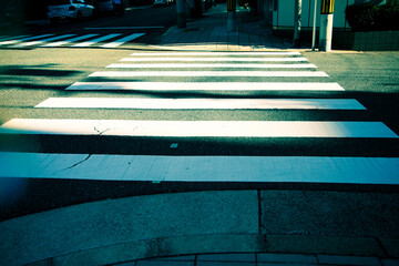 町中の横断歩道