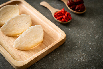 Fresh edible bird's nest or Swallow nest raw material cuisine expensive food for healthy