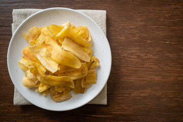 Banana Chips - fried or baked sliced banana