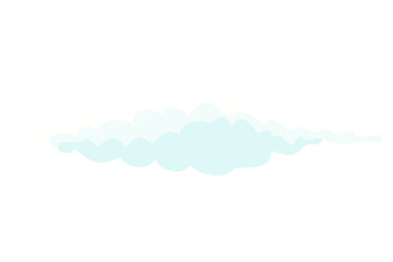white cloud vector For sky decoration design