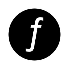 Obraz premium aruba guilder sign simple icon on white background. Vector illustration. Money cash Vector illustration, EPS10.Currency symbol vector.