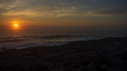 Fototapeta na wymiar Ocean view of the south coast of South Africa