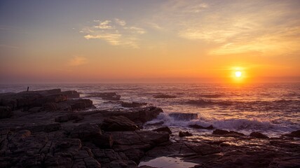 Ocean view of the south coast of South Africa