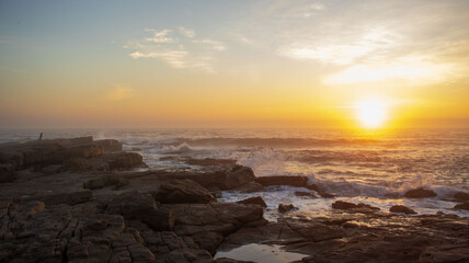 Obraz premium Ocean view of the south coast of South Africa
