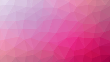 Obraz premium Pink polygon pattern. Low poly design 