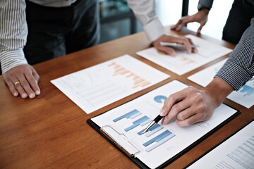 Business People Meeting Design Ideas professional investor working new start up project. Concept. business planning in office