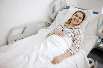 patient is being treated at the hospital, infusion treatment