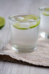 Refreshing Ice Water with Lime Ready to Drink