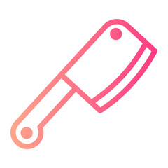 Cleaver gradient icon