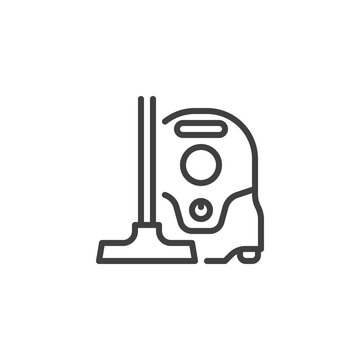 recommend clip art: Vacuum cleaner line icon