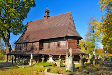 Church of St. Leonard. Lipnica Murowana, Lesser Poland Voivodeship, Poland.
