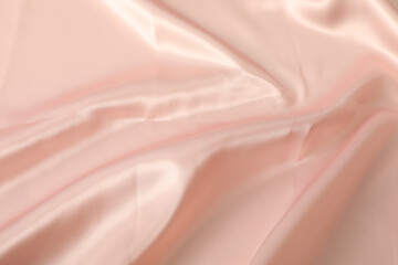 シルクの布　ピンク