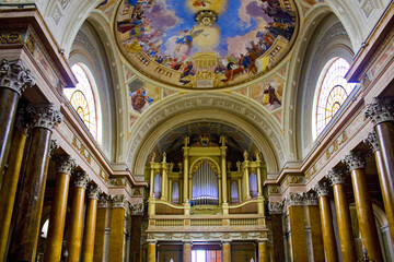 St. Interior of John's Basilica in Eger