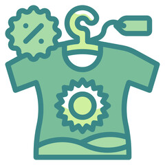 hanger blue line icon