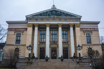 Fototapeta na wymiar House of the Estates is historical building in Helsinki, Finland