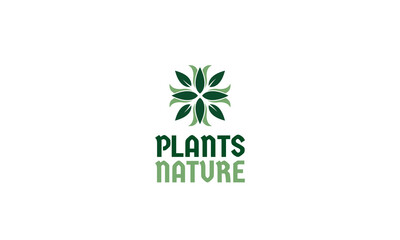 Nature and plants logo design concept. Design for agriculture, gardening, ecology and environment.