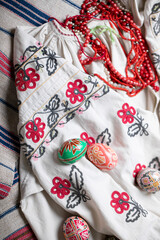 Fototapeta na wymiar Traditional Ukrainian clothing