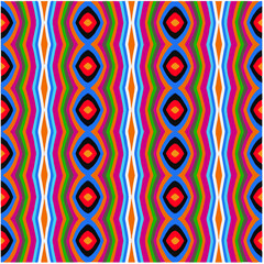 Seamless vector background with repeat pattern. multicolored  mosaic. Perfect for fashion, textile design, cute themed fabric, on wall paper, wrapping paper, fabrics and home decor.
