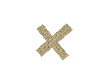 Isolated gold pieces on transparent background