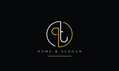 TQ, QT, T, Q abstract letters logo monogram