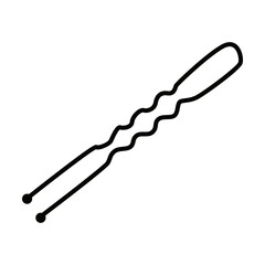 Hair clip of women hair accessories vector illustration. Elastic hair bands and clips, plastic bow, comb, diadem, hairpin isolated on white