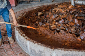 Proceso de elaboración de mezcal