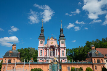 Święta Lipka, Poland - June 23, 2022 - ancient Marian Shrine in the Masurian-Warmian lands in...