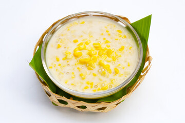 Sweet corn with sago in sweet coconut milk