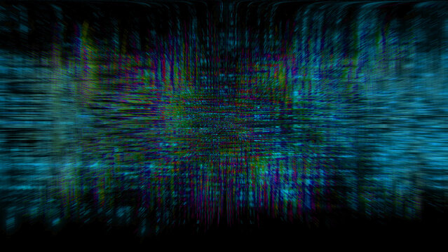 grunge cybernetic noise distorion creative dark backdrop - abstract 3D rendering