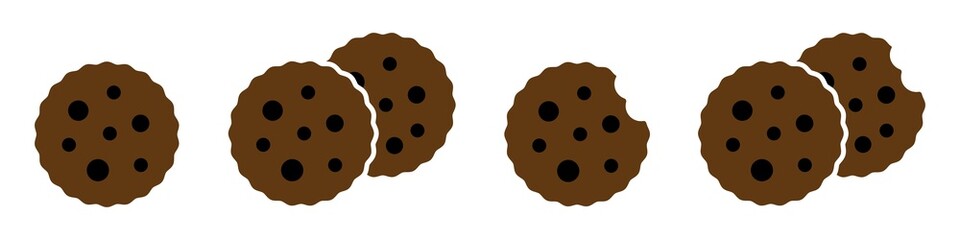 Biscuit icon. Cookies icon, vector illustration