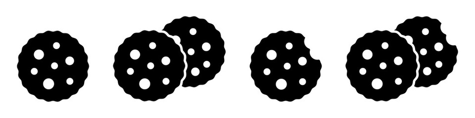 Biscuit icon. Cookies icon, vector illustration