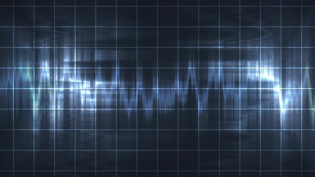 Abstract background ECG medicine wavy lines animation. Heart beat wave line. Cardiogram monitor Technology for medicine and science.