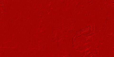 Red wall backdrop background with red faded border and old vintage grunge texture, marbled red painted background illustration for Christmas or valentines day.	
