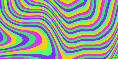 Hippie 1960s-style wallpaper design in a psychedelic trippy mood.