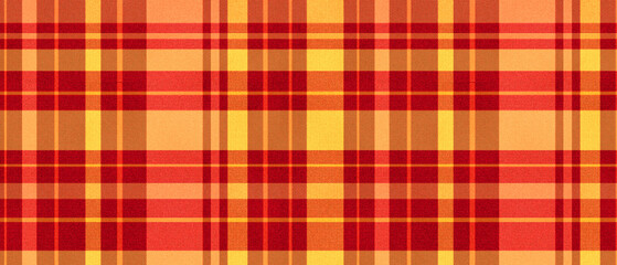 Red yellow plaid pattern in modern style and high quality knitted fabric