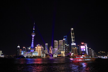 Obraz premium Shanghai Bund Night