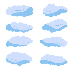 Fototapeta premium set of clouds