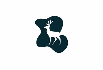 Deer logo concept design Modern and creative